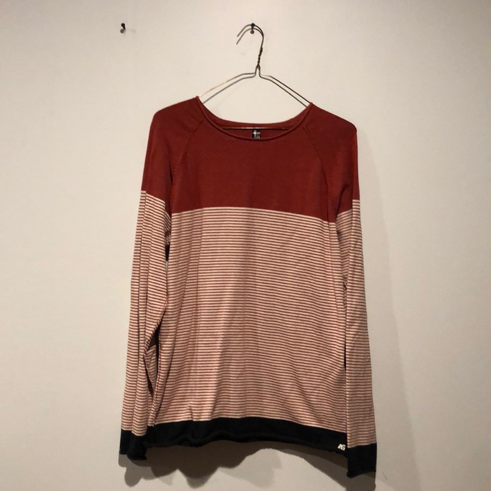 Analog Striped Color Block Sweater - image 1